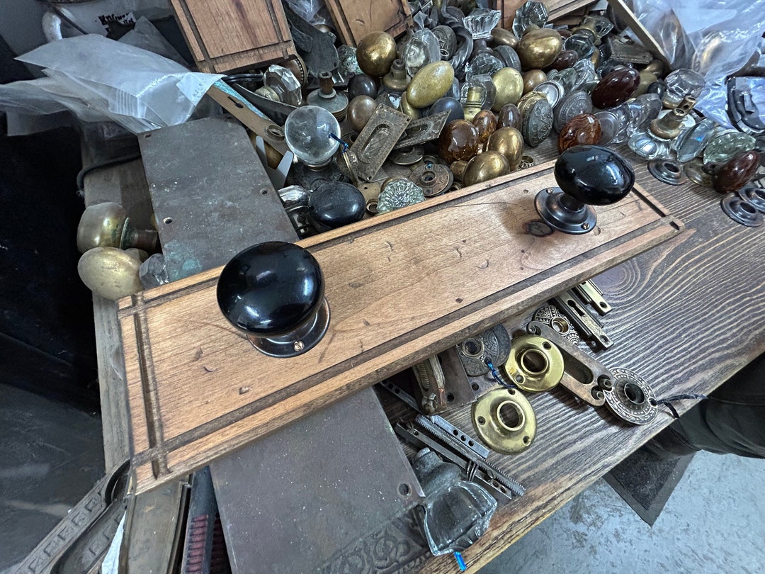 Antique Door Knob Coat Rack Door Knob Coat Rack Antique Jet Etsy