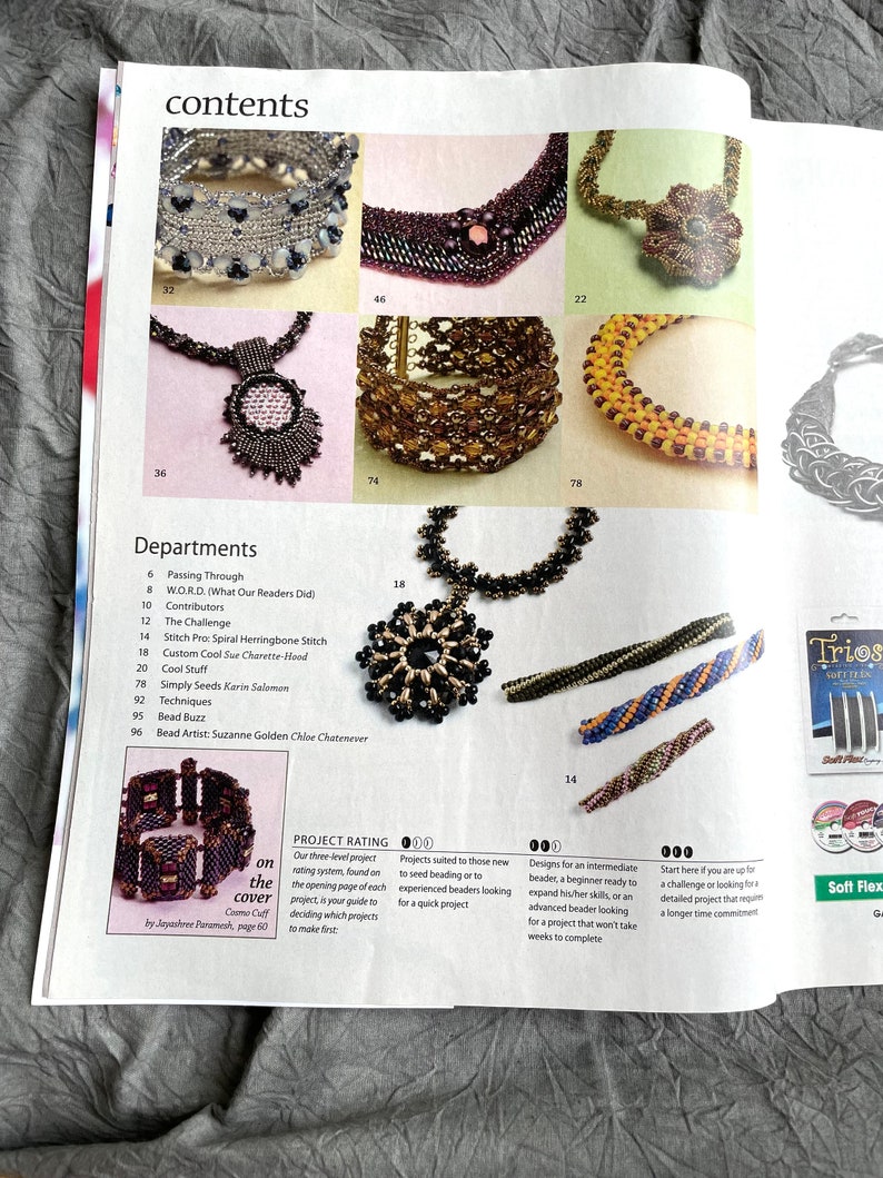 Beadwork Magazine April / May 2013 Etsy