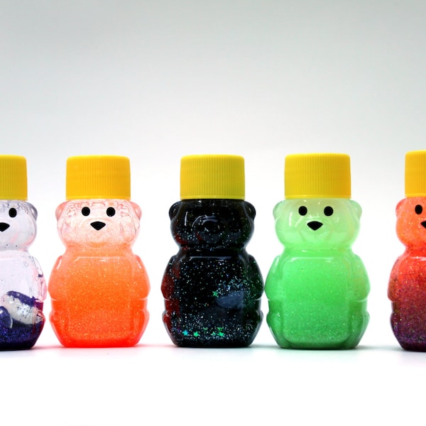 Mini Sensory Bear - Sensory Toy - Sensory Bottle - Autism Toys - Autism Sensory Toys - Sensory Bear Variety Pack