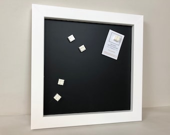 Blackboard Student REVERSIBLE FRAME Espresso Stain Cork Board Message Board to-do lists Hanging Frame Chalkboard Gift Home Office