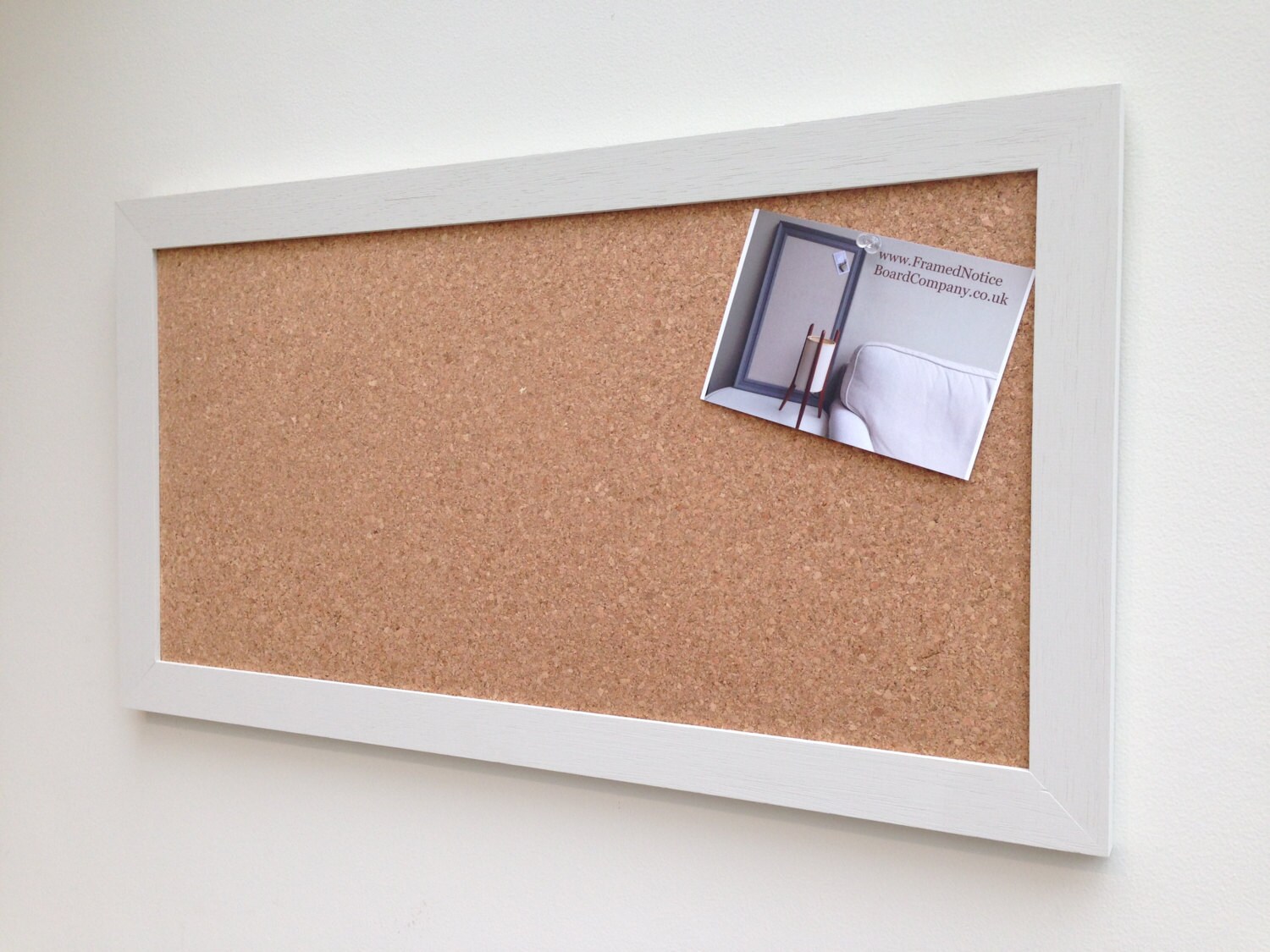 Large Notice Board. 100 Colours Offered and Cork Pin Board Etsy