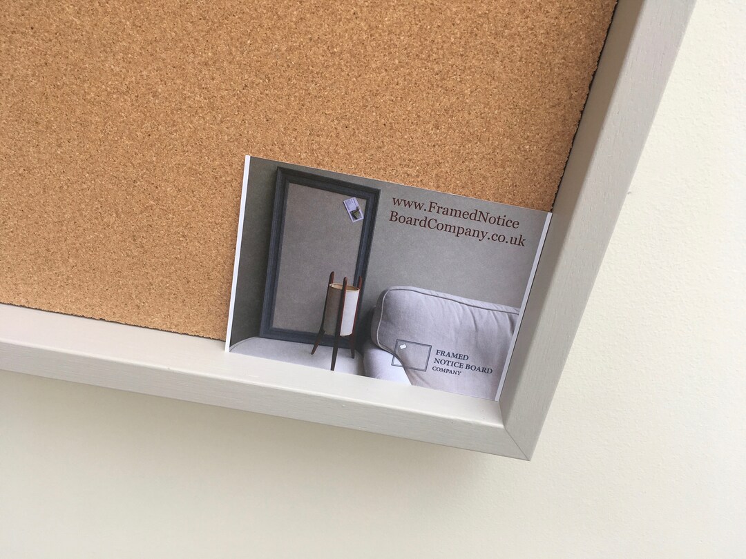 Giant Pin Board. 100 Colours Offered. Cork Board With Box Etsy UK