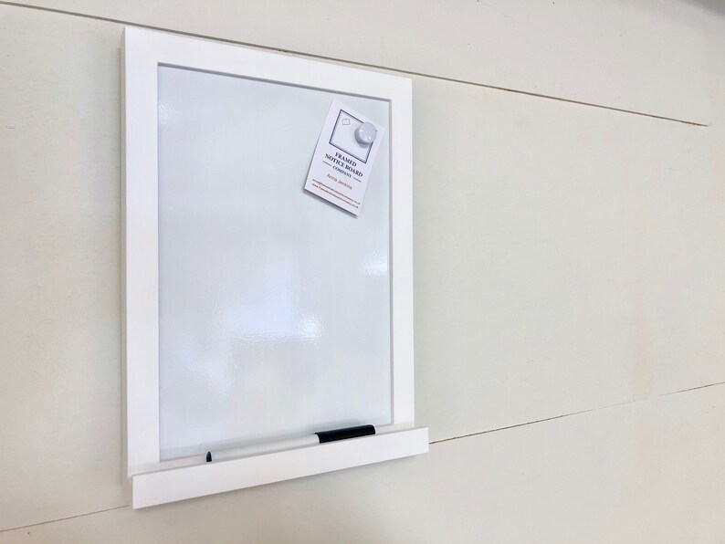 Mini Whiteboard with shelf. 100 frame colours Etsy