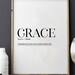 GRACE DEFINITION PRINT Bible Verseprintable Bibleprintable - Etsy