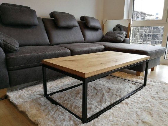 Oak Coffee Table Handcrafted, Table Living Room
