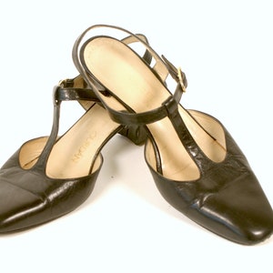 Black Leather Mary Janes UK-4