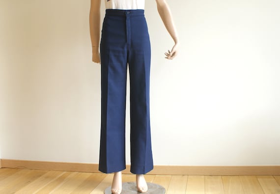 Vintage LEVI'S High Waisted Navy Trousers