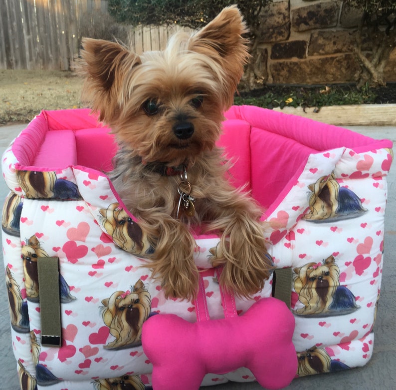 Dog Car Seat for the Backseat Etsy
