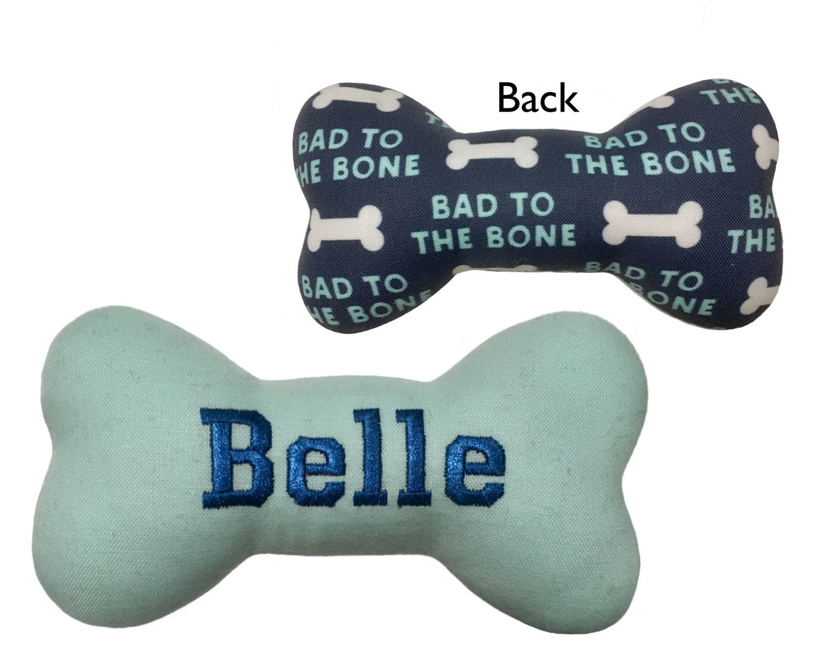 Monogrammed Dog Bone Toy for Teacup Dog / Puppy With Squeaker Etsy