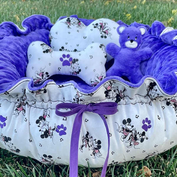 Purple Dog Bed Etsy