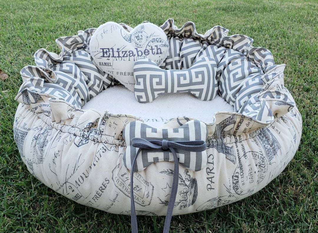Drawstring Small Dog Bed With Memory Foam Cushion - Etsy