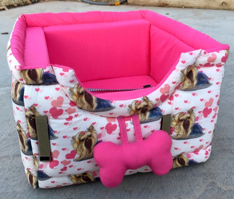 Dog Car Seat for the Backseat Etsy