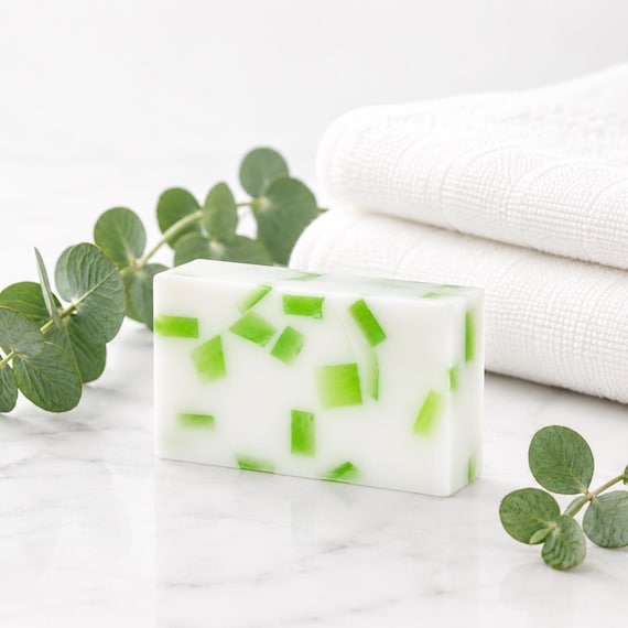 Aloe Vera Soap | Handmade Vegan Soap | Fragrance Free Soap | Sensitive Skin Soap | SLS Free | Plastic Free Gift