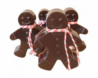 Gingerbread Man Soap, Festive Soap, Cute Xmas Gift, Stocking Filler, Gingerbread Man Gift, Gingerbread Cinnamon & Nutmeg Scent