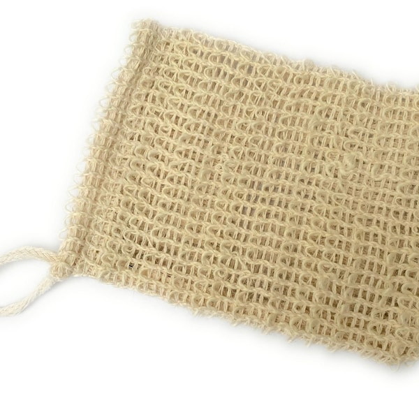 Sisal Soap Saver, Soap Bag, Zero Waste, Plastic Free, Natural Soap Bag, Soap Sack, Wash Pouch, Exfoliating Pouch, Soap Saver