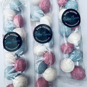 Coffret bain pétillant parfumé : noix de coco, framboise, myrtille