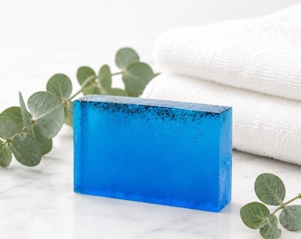 Sapone al sale del Mar Morto / Sapone da barba per uomo / Sapone artigianale / Sapone vegano / Senza olio di palma / Regalo ecologico