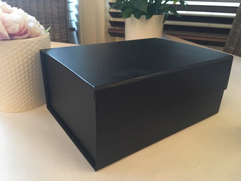 Personalised Gift Box Your Name Luxury Keepsakes Box Black Etsy