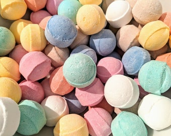 50 mini bombe da bagno con profumi misti: bomboniere per le feste