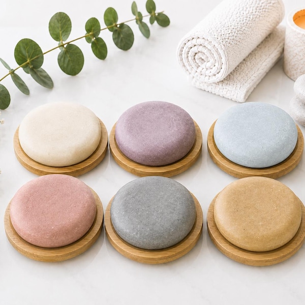 Shampoo in vaste vorm | Keuze uit 6 formules | Veganistische vaste haarverzorging | SLS-vrij | Handgemaakt in het VK