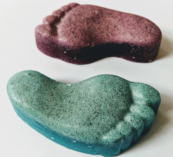 Foot Scrub Bar Candyfloss Mallow Peppermint And Lime Vegan Foot Scrub Sweet Foot Scrub Exfoliating Foot Care Pumice Stone Soft Feet - 