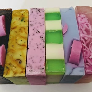 Soap Bundle, Soap Stack, Set of Soaps, Sweet Scents, Fruity Soaps, Eco Friendly, Plastic Free, No Plastic Bottle, SLS Free, Non Drying