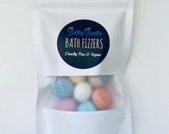 Mini Bath Bombs: Mixed Scent Bath Fizzers in Resealable Pouch