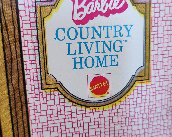 Vintage 1973 Barbie Country Living Home Doll House No Furniture No 8662