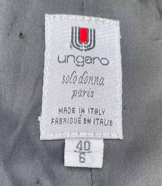 80s Ungaro Solo Dona Paris velvet evening jacket.… - image 10