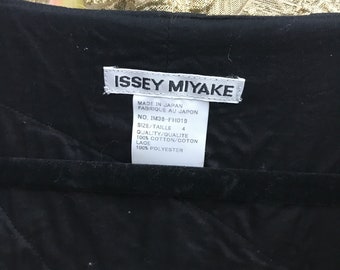 90's a Very Rare Issey Miyake Black Cotton Dress Amazing One