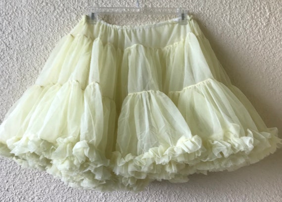 60’s Yellow Crinoline