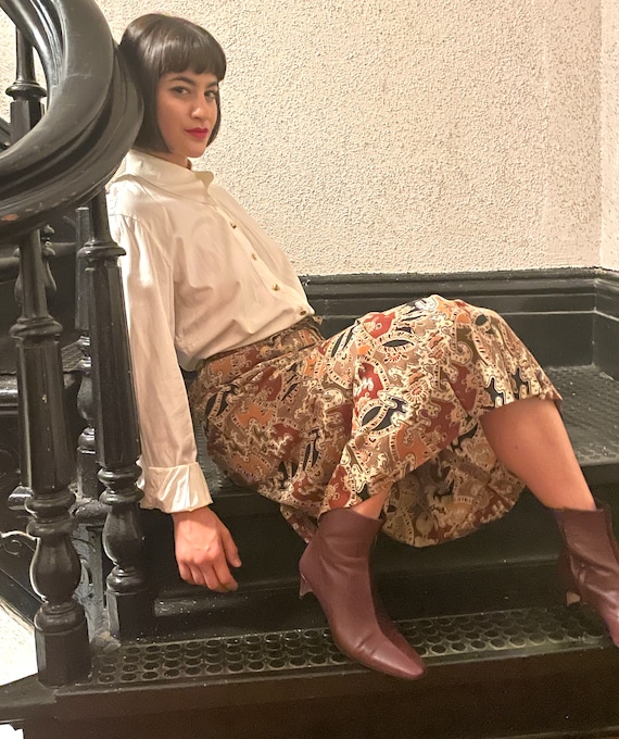 JANE RHODES NZ Made wool skirt