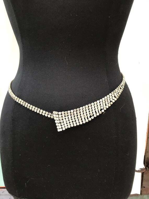 50's/60's Rhinestone belt/necklace