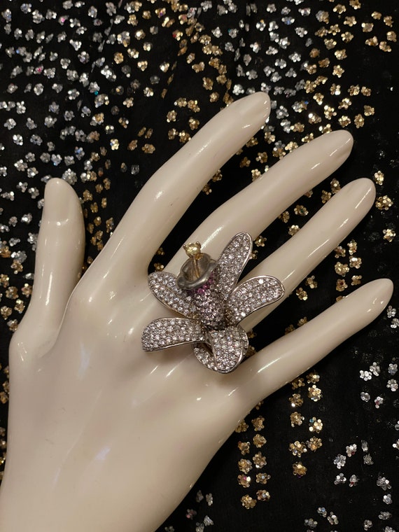 90s five Petal Flower Ring, Fashion Charming and … - image 10