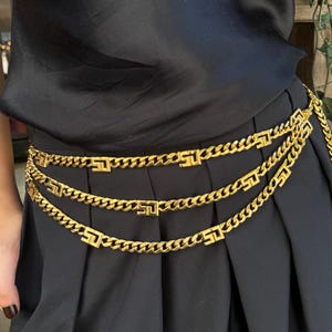 Triple Chain Belt - Etsy display picture 3