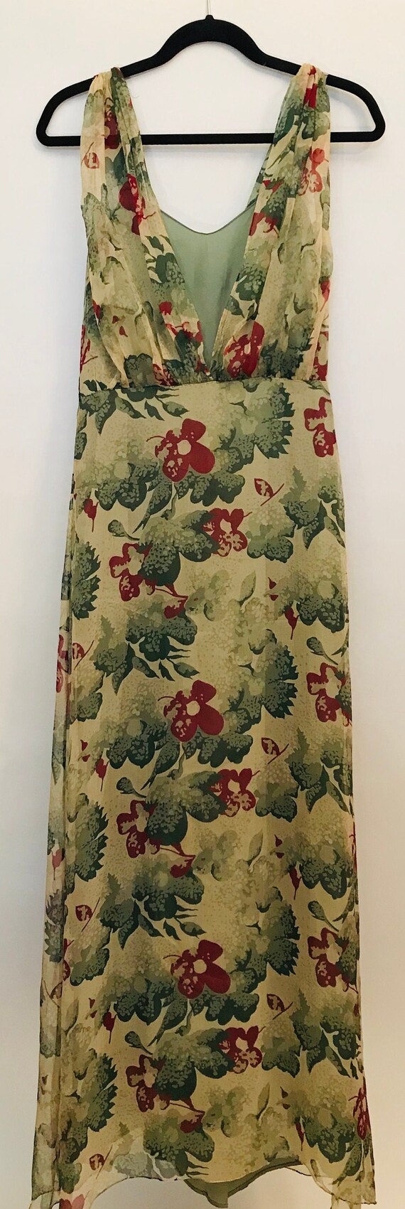 30's chiffon dress