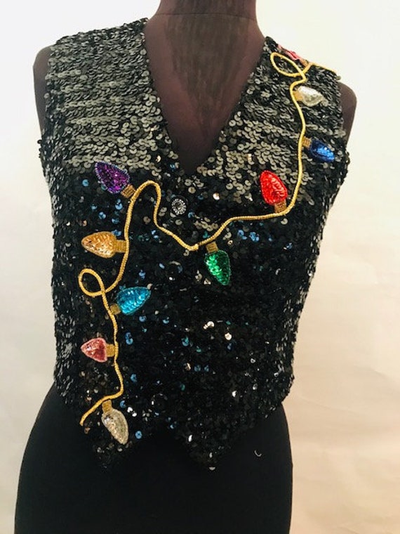 80's Sequins Vest