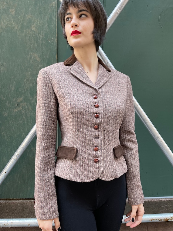 Pierre Cardin wool tweed jacket, Tweed jacket, Vin