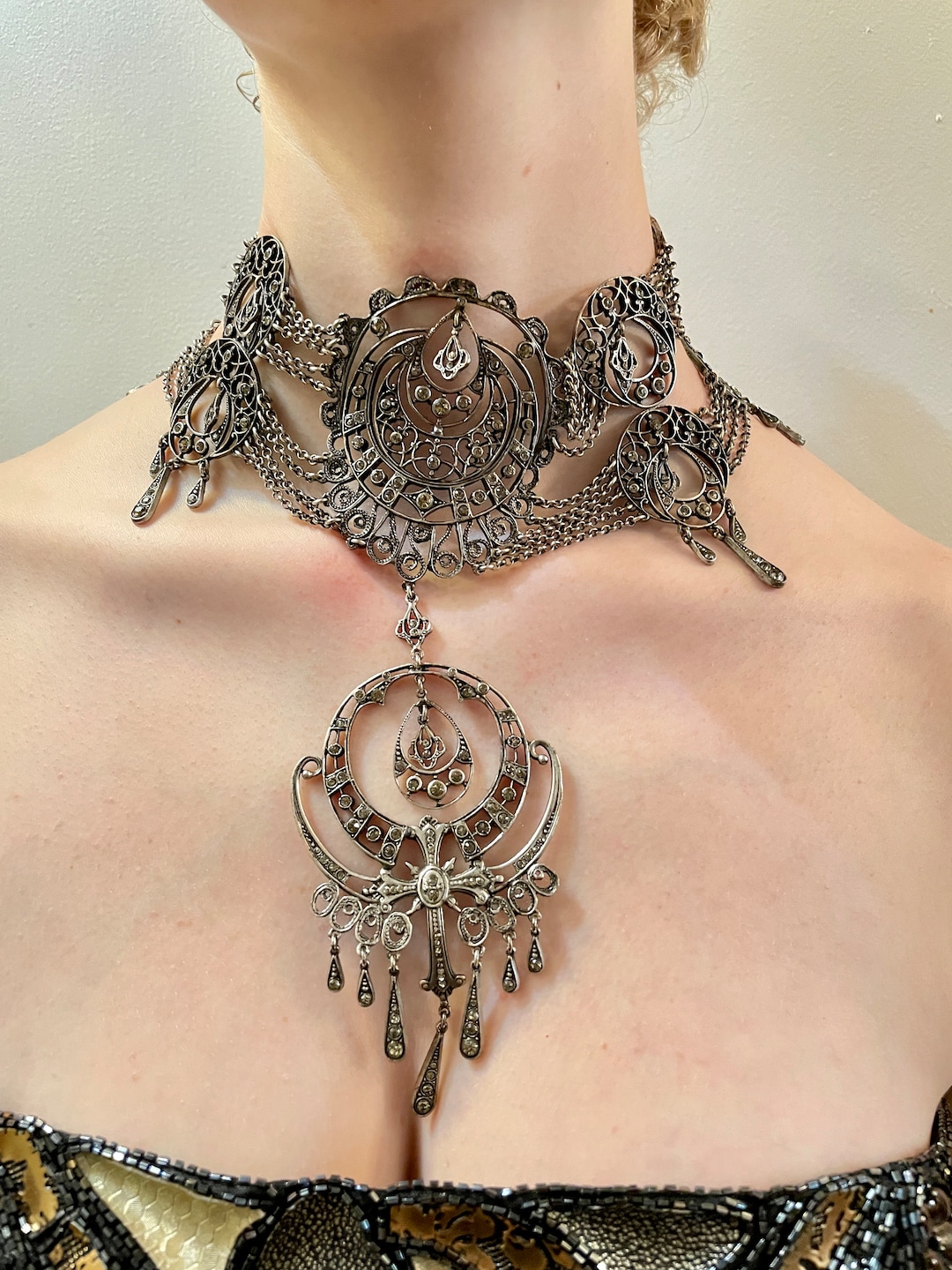 2000 Rare John Galliano for Christian Dior Necklace. Runway