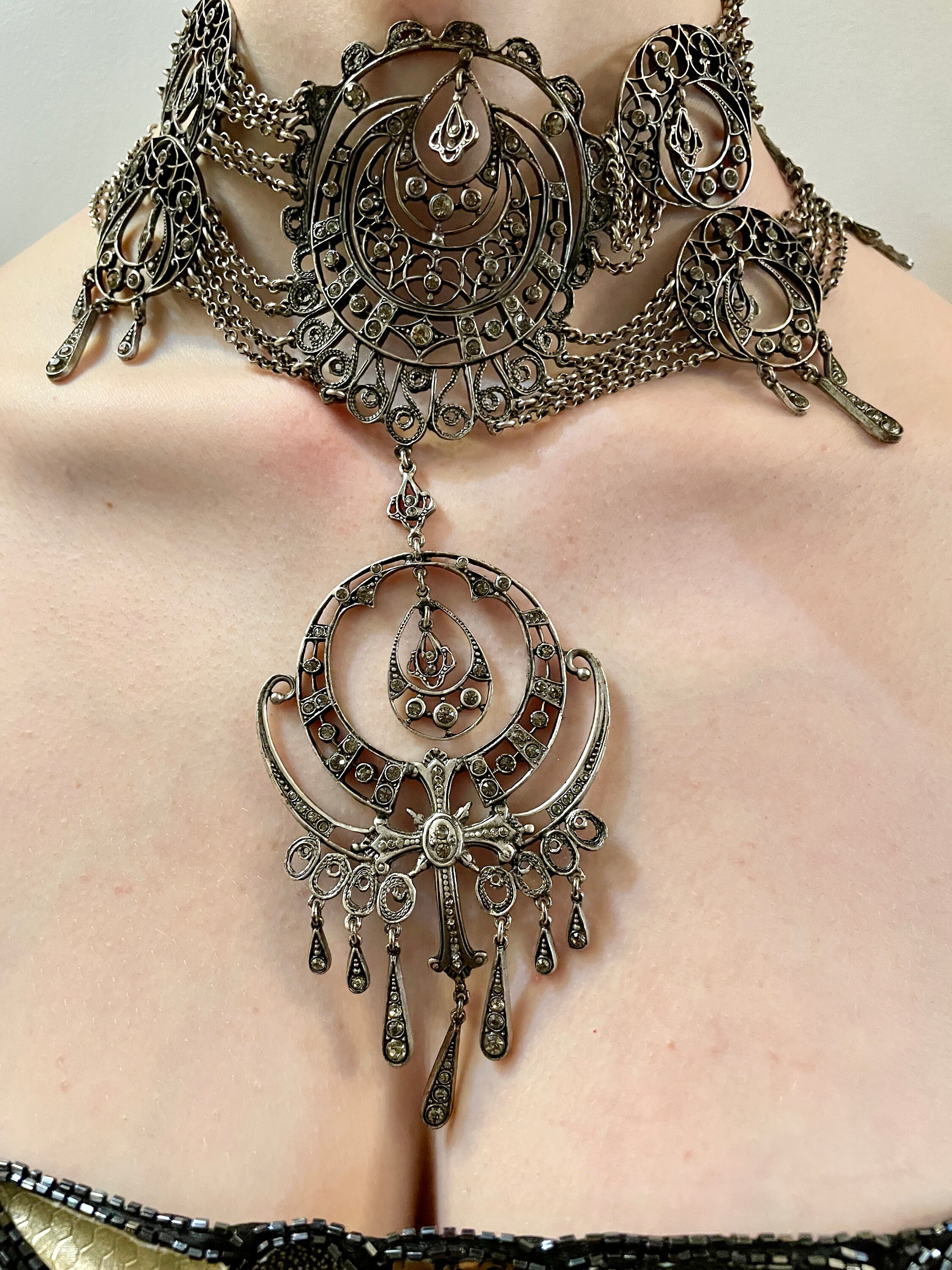 2000 Rare John Galliano for Christian Dior Necklace. Runway