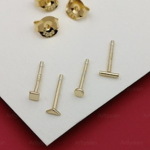 Stacker-oorbellen, set kleine oorstekers, stapelbare oorbellen, stapel oor, kleine oorstekers, mini-oorbellen, kleine oorstekers klein