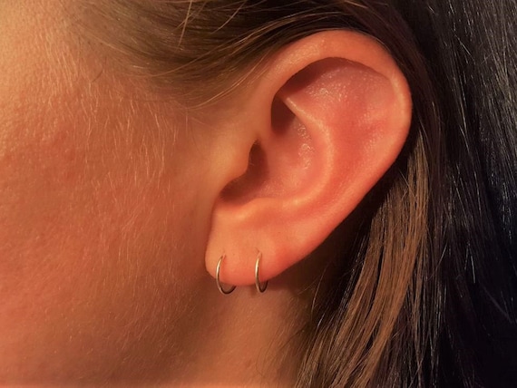 mnjin ear ring earrings female inlaid big personalized hoop jewelry ear  butterflys earrings gold - Walmart.com