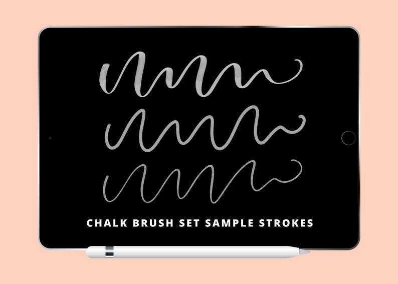 Procreate Chalk Bundle Brush 3 Procreate Brushes Bundle Deal Procreate Lettering Brush image 4