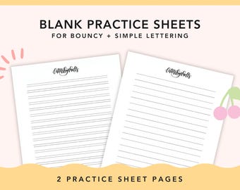 Fiches pratiques de lettrage : calligraphie pour débutant (téléchargement numérique)