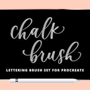 Procreate Chalk Bundle Brush 3 Procreate Brushes Bundle Deal Procreate Lettering Brush image 1