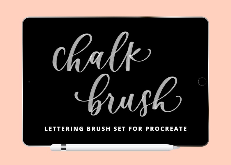 Procreate Chalk Bundle Brush 3 Procreate Brushes Bundle Deal Procreate Lettering Brush image 1