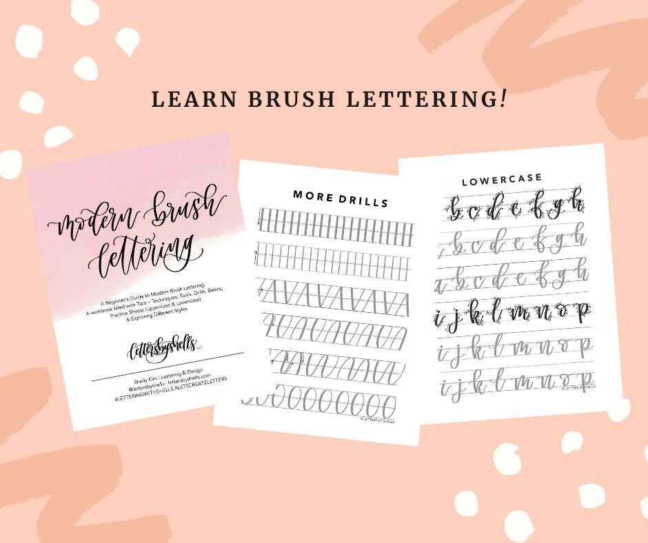 Beginner's Modern Brush Calligraphy - DIGITAL DOWNLOAD