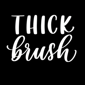 Procreate Lettering Thick Brush image 6