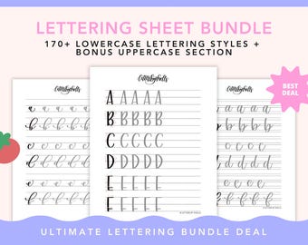 Guide des styles de lettrage : lettrage au pinceau, calligraphie moderne (téléchargement numérique)