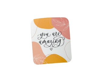You are Amazing Positivity Sticker - Calligraphy + Abstract | Sticker Collection | Positivity Stickers | Positive Affirmations Sticker